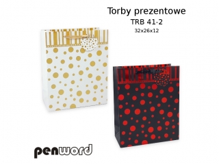 TORBY PREZENTOWE TRB 41-2 32x26x12 [opakowanie=12szt]