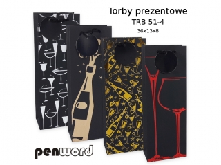 TORBY PREZENTOWE TRB 51-4 36x13x8 [opakowanie=12szt]