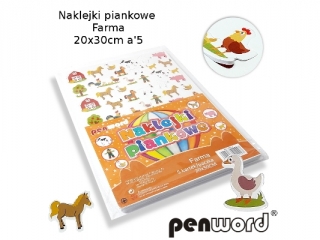 NAKLEJKI PIANKOWE NPS-3 FARMA 20X30 a5