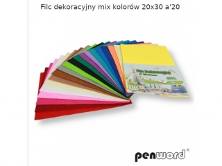 FILC DEKORACYJNY MIX KOLORW 20X30 a20