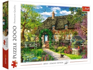 Puzzle 2000 TREFL Wiejska chatka