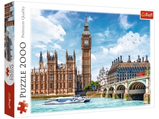 Puzzle 2000 TREFL Big ben, Londyn, Anglia