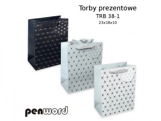 TORBY PREZENTOWE TRB 38-1 23x18x10 [opakowanie=12szt]