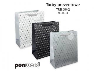 TORBY PREZENTOWE TRB 38-2 32x26x12 [opakowanie=12szt]