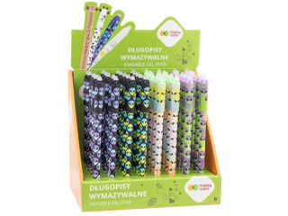 Display - Długopis wymazywalny Go Alien, 0, 5 mm, niebieski, 40 szt., Happy Color