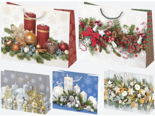 Torebka ozdobna POL-MAK Gwiazdka 10szt. T8_GW_37 380x290x100