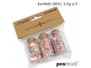 Konfetti PENWORD DK01 3, 5g 3szt.