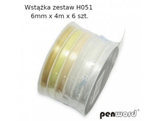 Wstka zestaw PENWORD H051 6mm x 4m x 6 szt.