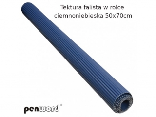 Tektura falista PENWORD w rolce 50x70cm - ciemnoniebieska