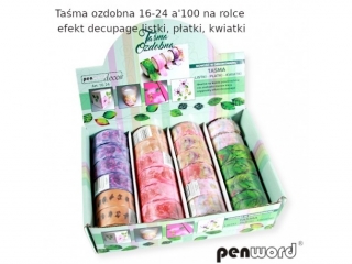 TAMA OZDOBNA 16-24 a100 NA ROLCE EFEKTDECOUPAGE:LISTKI PAT