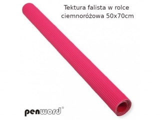 Tektura falista PENWORD w rolce 50x70cm - ciemnorowa