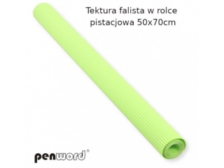 Tektura falista PENWORD w rolce 50x70cm - pistacjowa