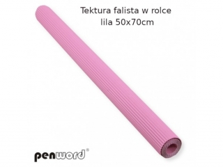 Tektura falista PENWORD w rolce 50x70cm - lila