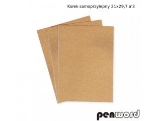 KOREK SAMOPRZYLEPNY MIX KOLOR 21X29,7   a3