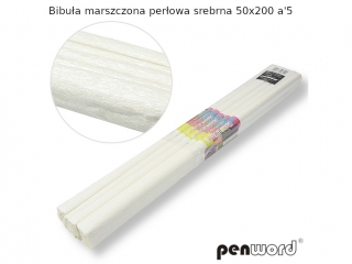 BIBU£A MARSZCZONA PER£OWA SREBRNA 50x200a5 (SZPSH)
