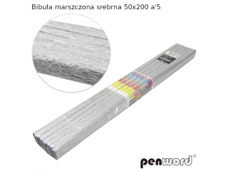 BIBU£A MARSZCZONA SREBRNA 50x200 a5 (SZPSH)