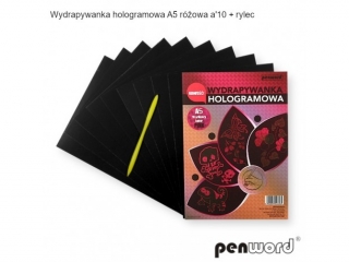 WYDRAPYWANKA HOLOGRAMOWA A5 RӯOWA a10 +rylec HP-09