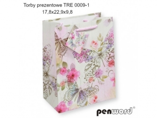 TORBY PREZENTOWE TRE 0009-1 17.8X22.9X9.8 CM