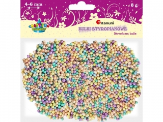 KULKI STYROP.5MM/8G MIX