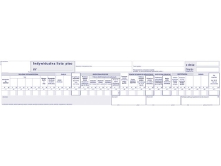 Druk- Indywidualna lista pac      P05-M