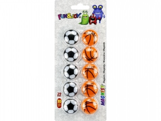 MAGNESY DO TABL.29MM/10 PIŁKI