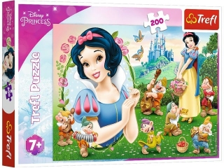 Puzzle "200 - Piêkna ¦nie¿ka" / Disney Princess 13278