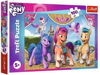 Puzzle "100 - Kolorowa przyja¼ñ" / Hasbro My Little Pony Movie 2021 16415