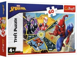 Puzzle "60 - W sieci" / Disney Marvel Spiderman 17372