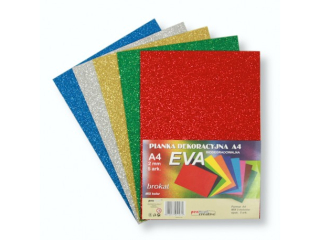 PIANKA EVA BROKAT A4 MIX  BIODEGRADOWALNA a5