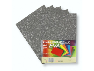 PIANKA EVA BROKAT A4 SREBRNA 1. BGLE-021BIODEGRADOWALNA a5