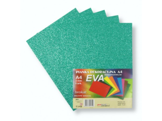 PIANKA EVA BROKAT A4 TURKUSOWA BGLE-016 BIODEGRADOWALNA a5