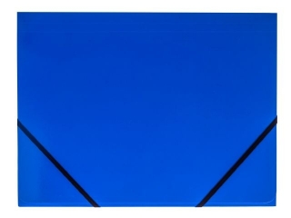 Teczka kartonowa TETIS z gumk narona A4 niebieska