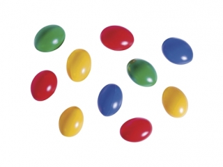 JAJKA PLASTIKOWE, 6 CM, MIX 10 SZT.
