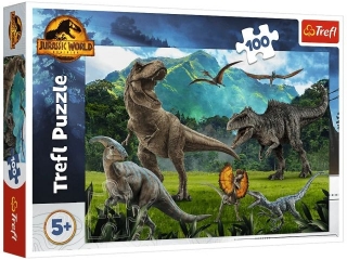 Puzzle  100 TREFL Park Jurajski / Universal Jurassic World