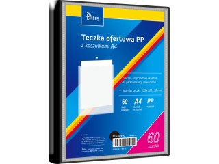 TECZKA OFERT. PP Z 60 KOSZUL. A4. CZARNA