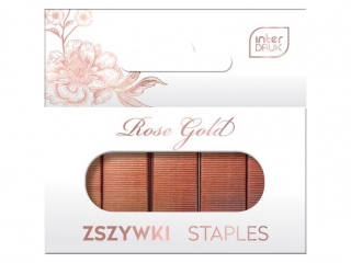 Zszywki INTERDRUK Rose Gold