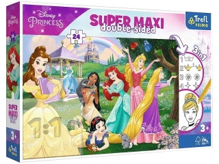 41008 "24 SUPER MAXI - Weso³e Ksiê¿niczki" / Disney Princess FSC Mix 70%