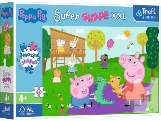 50011 "60 XXL Super Shape - Zabawy z braciszkiem" / Peppa Pig FSC Mix 70%