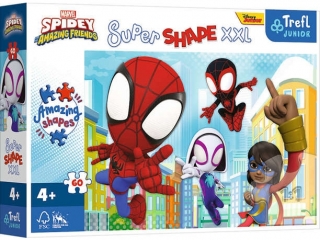 50012 "60 XXL Super Shape - Sprytny Spiday" / Spidey and his Amazing Friends Marvel FSC Mix 70%