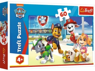 Puzzle   60 TREFL Psi patrol - W wiecie Pieskw