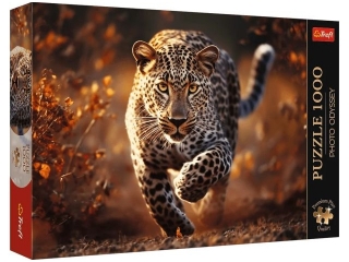 Puzzle 1000 Premium Plus TREFL Photo Odyssey: Dziki Leopard