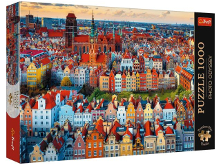 Puzzle 1000 TREFL Premium Plus - Widok na Gdask, Polska