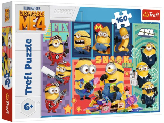 Puzzle  160 TREFL Minionkaowa rado