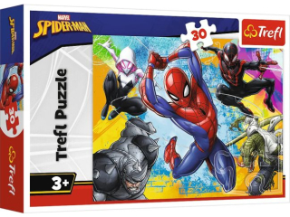 Puzzle   30 TREFL Spider-Man Kolory Spider-Mana / Disney