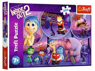 Puzzle  200 TREFL Dziecice emocje / Disney Inside Out 2