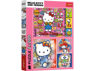 Puzzle  2x200 TREFL Hello Kitty i przyjaciele