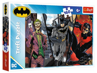 Puzzle  160 TREFL Batman gotowy do akcji / Warner Batman