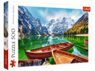 Puzzle  500 TREFL Jezioro Braies, Wochy