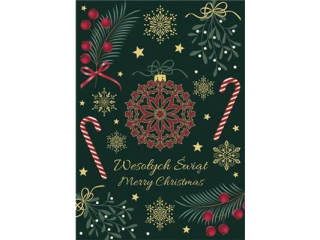 Laurka firmowa B6F 117x167 z kopert�  POL-MAK GWIAZDKA B6F_GWSW_61005  [opakowanie=10szt]