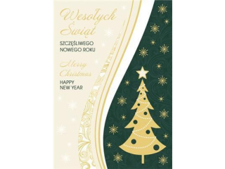 Laurka firmowa B6F 117x167 z kopert�  POL-MAK GWIAZDKA B6F_GWSW_61008  [opakowanie=10szt]